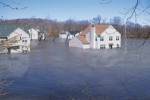 flooded houses