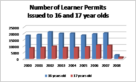 learner driver statistics